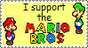 Stamp - Support the Mario Bros