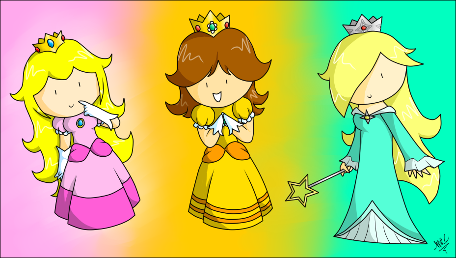 Mario - 3 Little Princesses