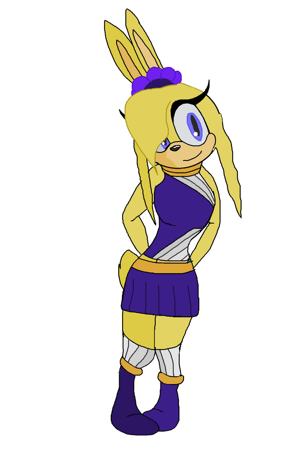 Sonic oc|Bunny the rabbit by TheWarriorDogs on DeviantArt