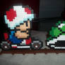 Mario Kart Perler - Toad