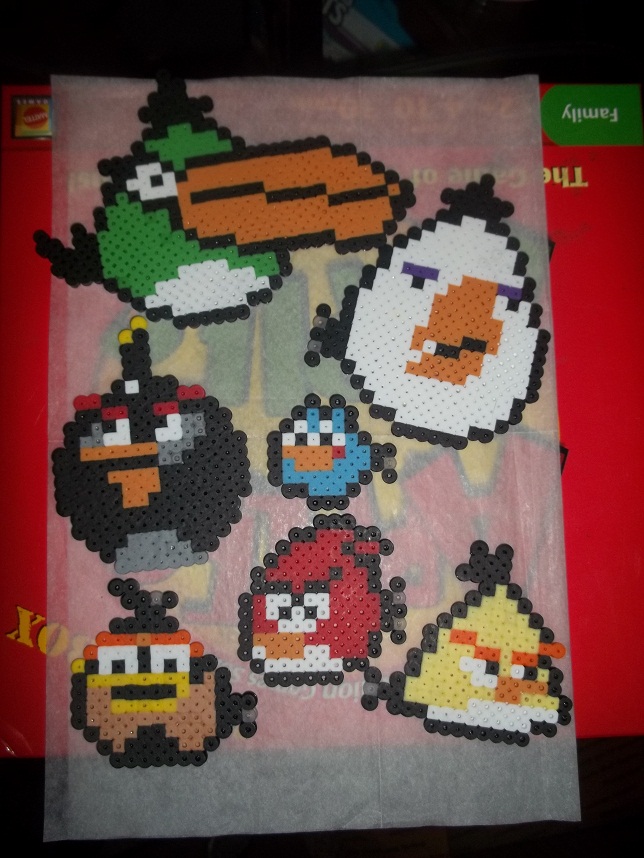 Angry Bird Perlers