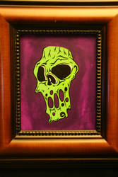 neon skull