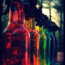 Rainbow Bottles I