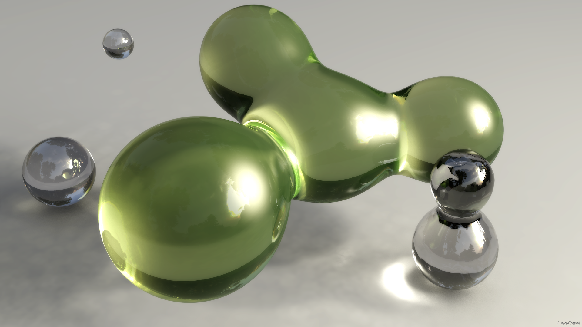 C4D abstract blobs