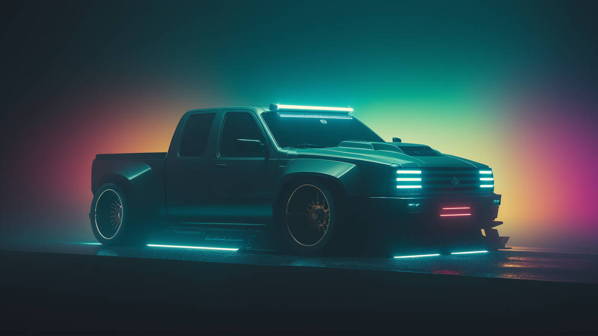 Deviantart F150 SDXL Cyberpunk style F150 by xCustomGraphix on DeviantArt