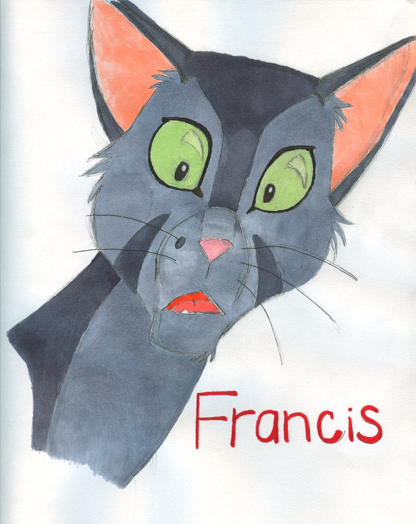 I DRAW CATS — Francis from the old movie felidae inspiration for