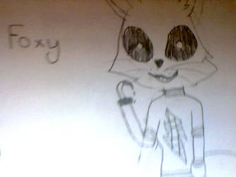 Cartoonish Foxy From FNAF