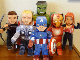 Avengers Papercraft