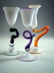 off center goblets by LaughingTree