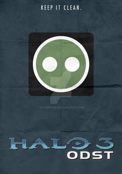 Halo 3: ODST (2009) - Minimalist Poster