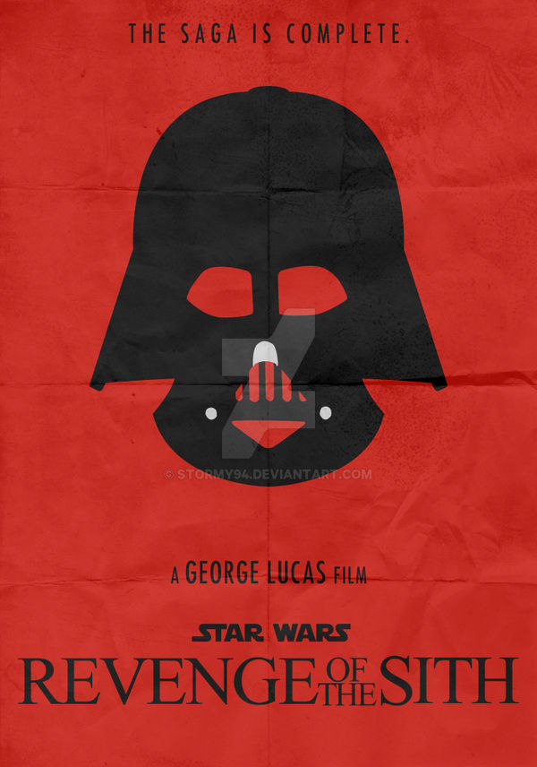 Star Wars: ROTS (2005) - Minimalist Poster by Stormy94 on DeviantArt
