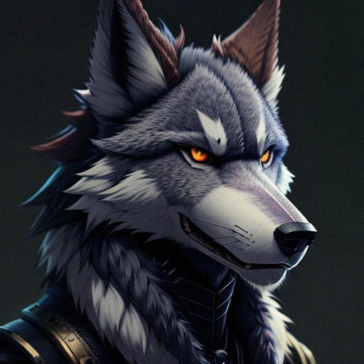 wolf furry male headshot by KULFURRY on DeviantArt