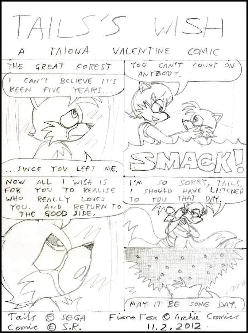 Tails's Wish A Taiona Valentine Comic