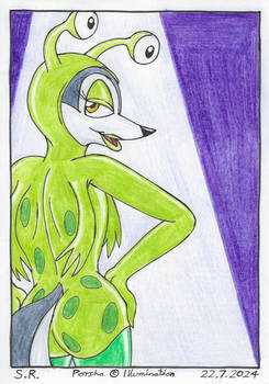 Alien Porsha In The Spotlight