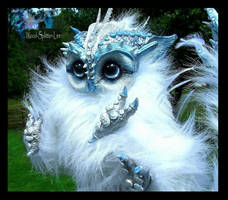 -SOLD-Posable Baby Owl Creature