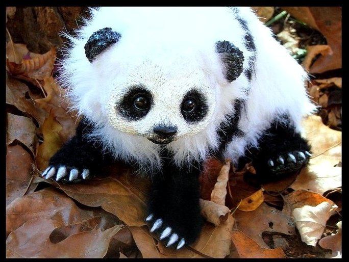 --SOLD--Posable Life Like Baby Panda