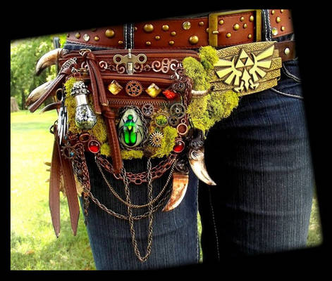 Hand Made Fantasy Zelda Belt Pack