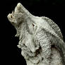 --SOLD--Sculpted Fantasy Wolf