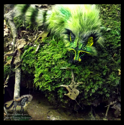 --SOLD-- Hand Made Poseable Fantasy Raccoon!