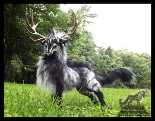 --SOLD--Hand Made Poseable Fantasy Thunder Stag!