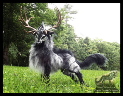 --SOLD--Hand Made Poseable Fantasy Thunder Stag!