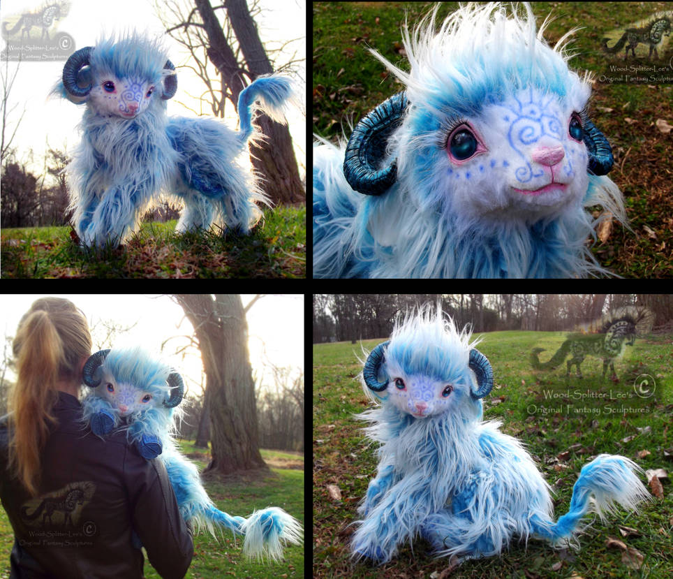 SOLD Hand Made PoseableLIFE SIZED Baby Cloud Lamb! by Wood-Splitter-Lee