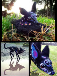 SOLD-Hand Made Posable Fantasy Baby Twilight Fawn!