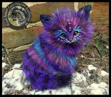 SOLD  Handmade Poseable LIFE SIZED Stardust Kitten