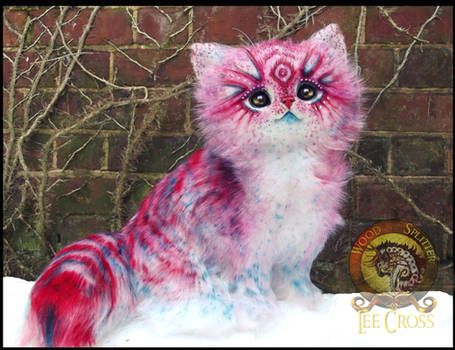 SOLD Handmade Posable POP-TART Kitten! by Wood-Splitter-Lee
