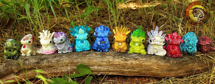 Sold, Real Baby Birthstone Dragons!