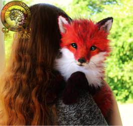 Sold, Poseable Red Fox!