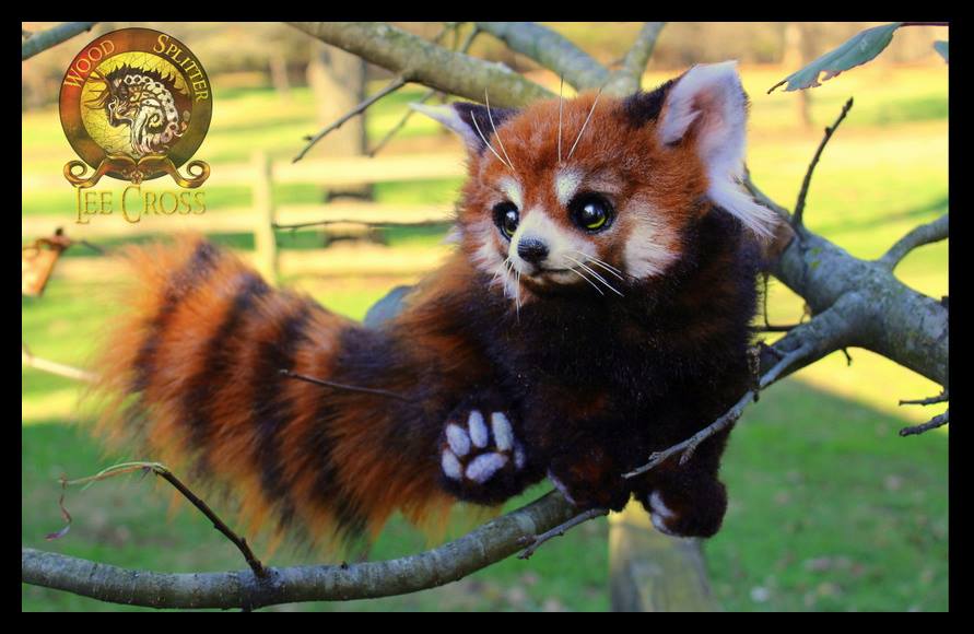 Sold, Poseable Red Panda!