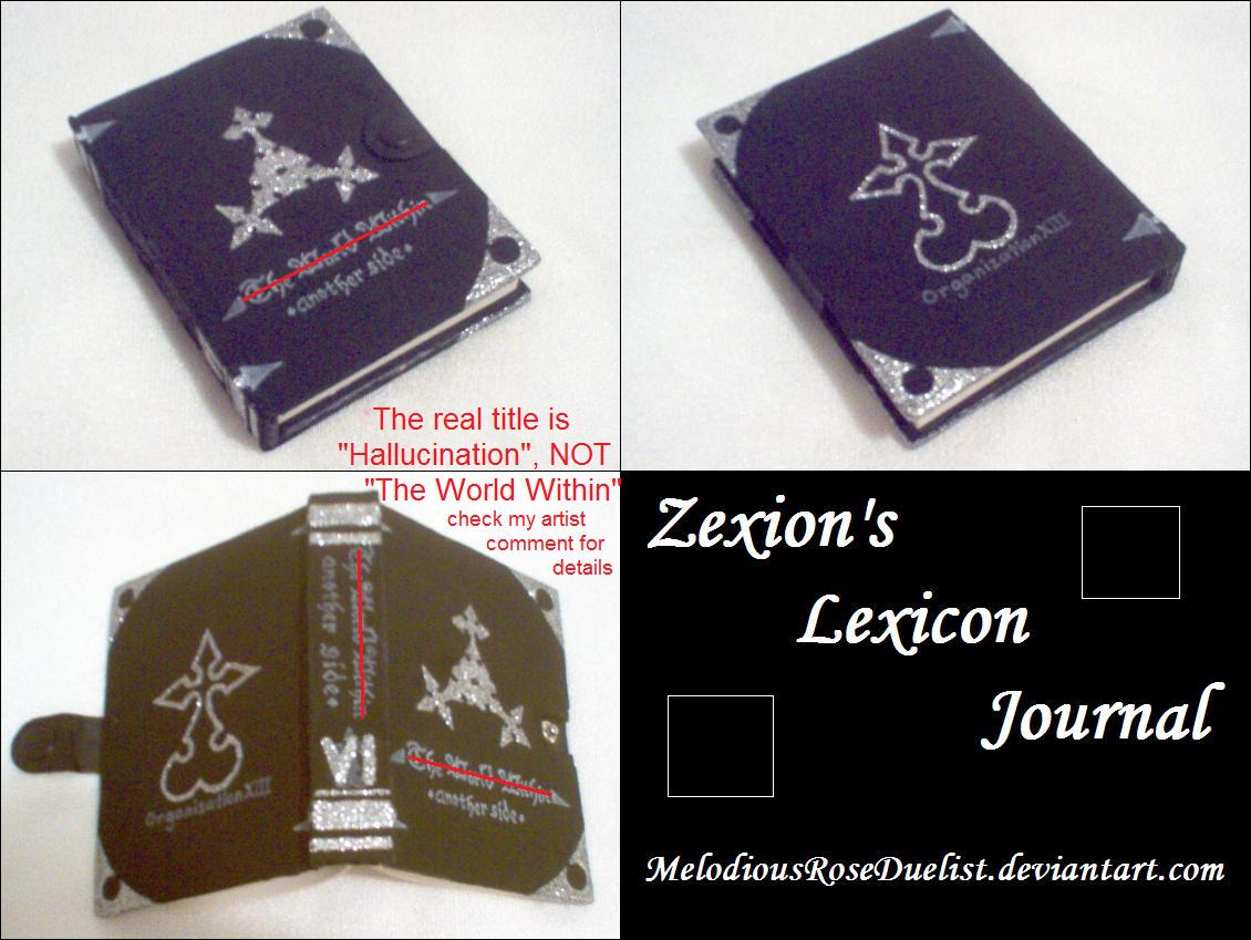 Zexion's Lexicon Journal+Note