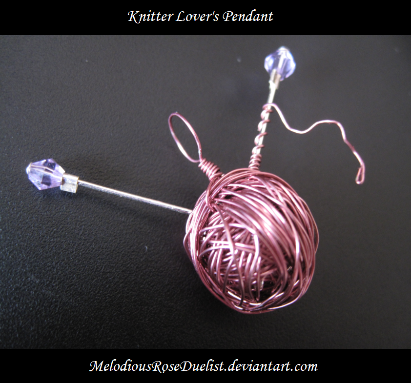 Knitter Lover's Pendant