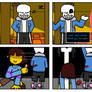 Sans have ketch-up to Frisk