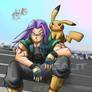 'I'm just here for the ride' Trunks X Pikachu