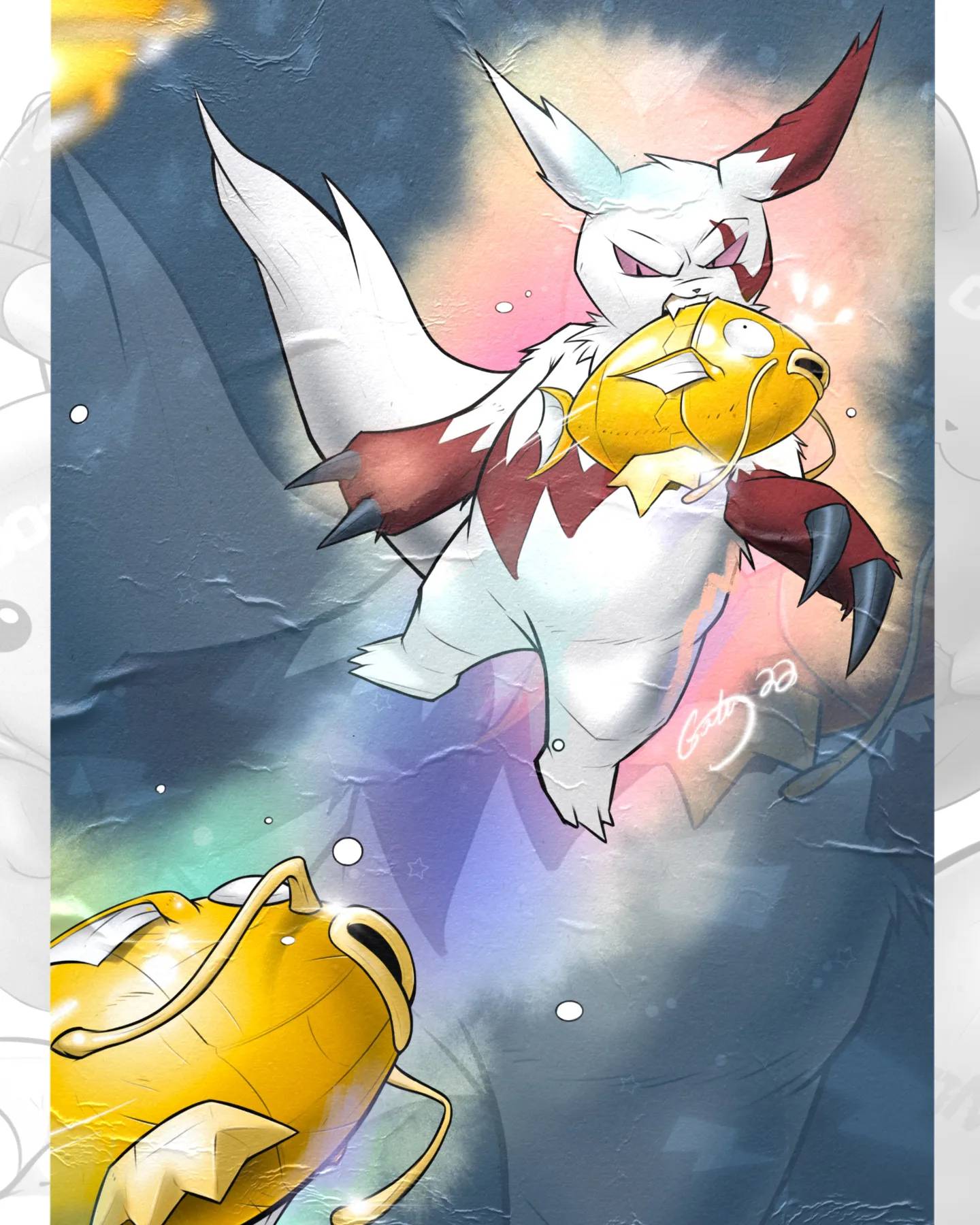 Zangoose Background Pokemon Zangoose Drawing by RetroGalit on DeviantArt
