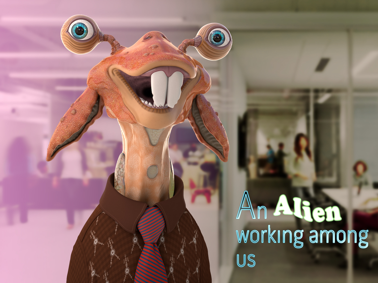 Alien at work by CrowleysVision on DeviantArt