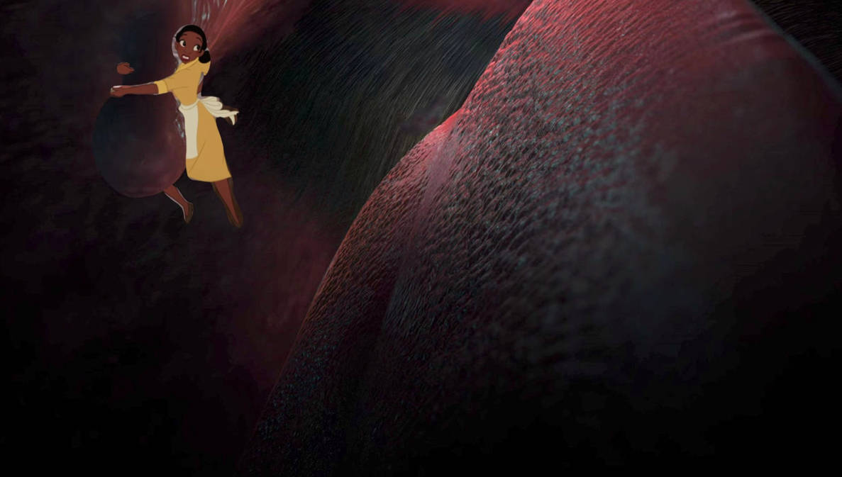 Tiana Swallowed by a Whale - Part 4 by DavidGracian on DeviantArt