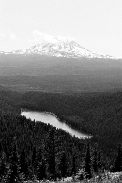 mt. adams and fish lake