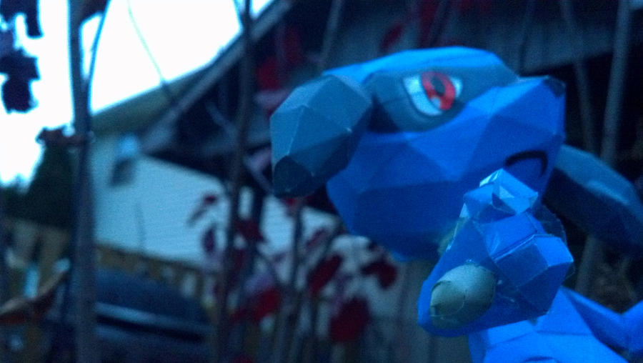 Riolu Paper Craft by MijumaruEvo95 on DeviantArt