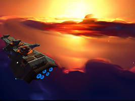 homeworld 2-hiigaran Destroyer