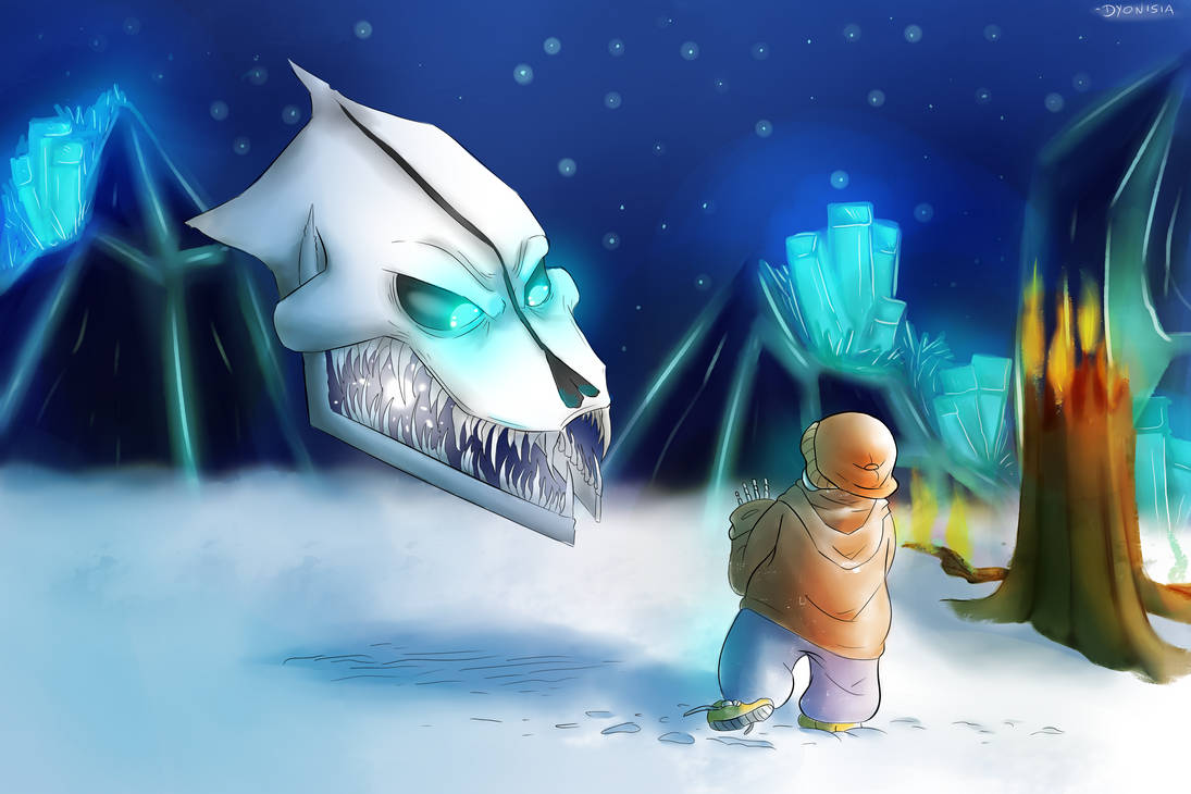 Sans is having a blast by dyonisia96 on DeviantArt