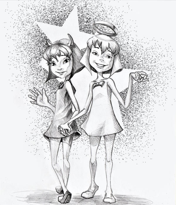 Nevaeh and Heaven by GabbrielFrost Nevaeh and Heaven by GabbrielFrost
