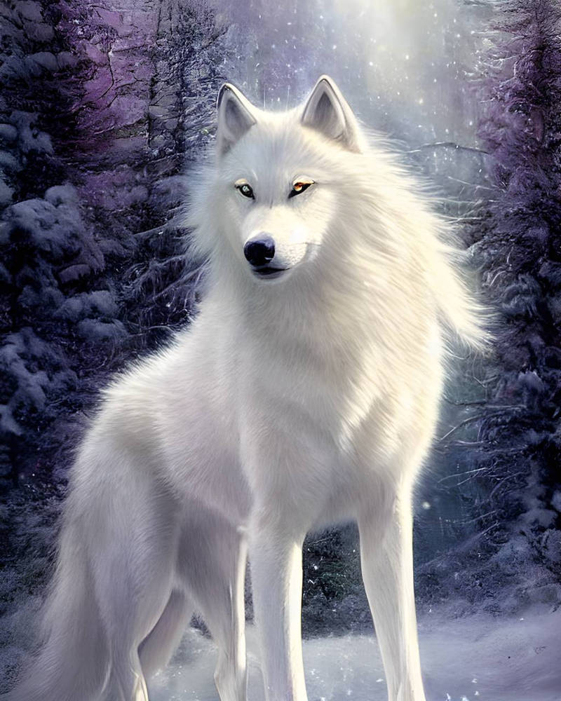 White wolf by StarCraftPatterns on DeviantArt