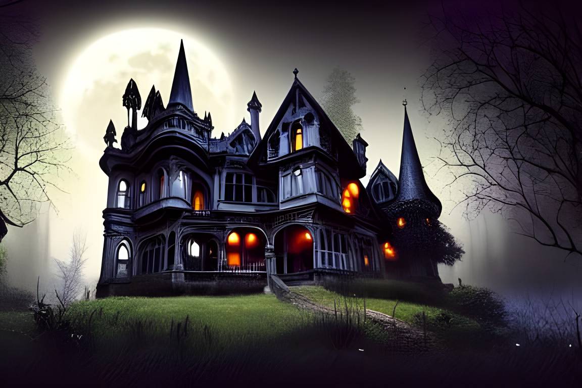 Spooky mansion by StarCraftPatterns on DeviantArt