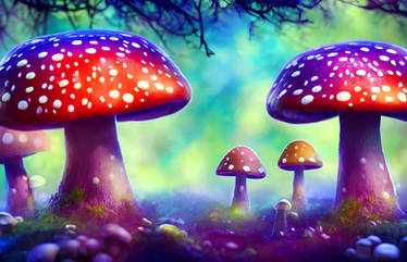 Mushroom forest 