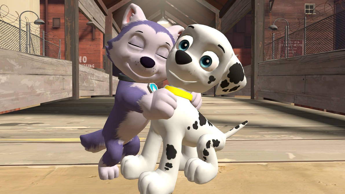 A hug by TheRussianBirb on DeviantArt