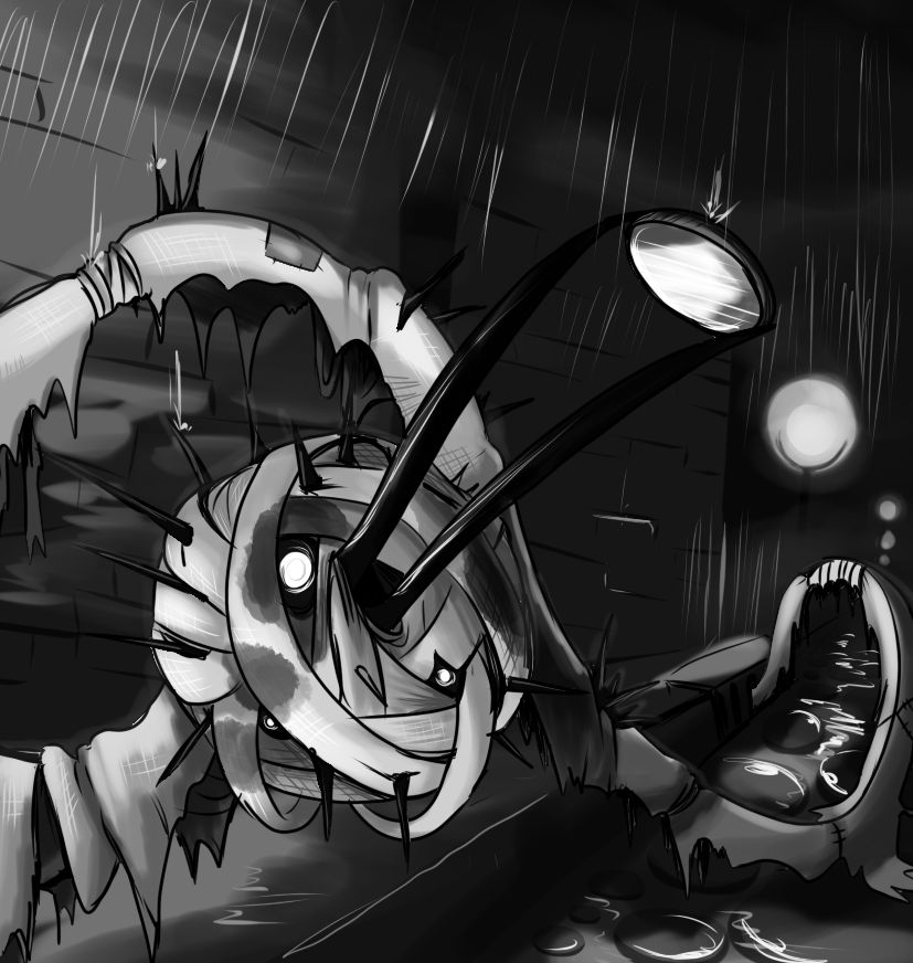 Abyssal Worm of the GUTTER SNIPE by OrganicGranite on DeviantArt