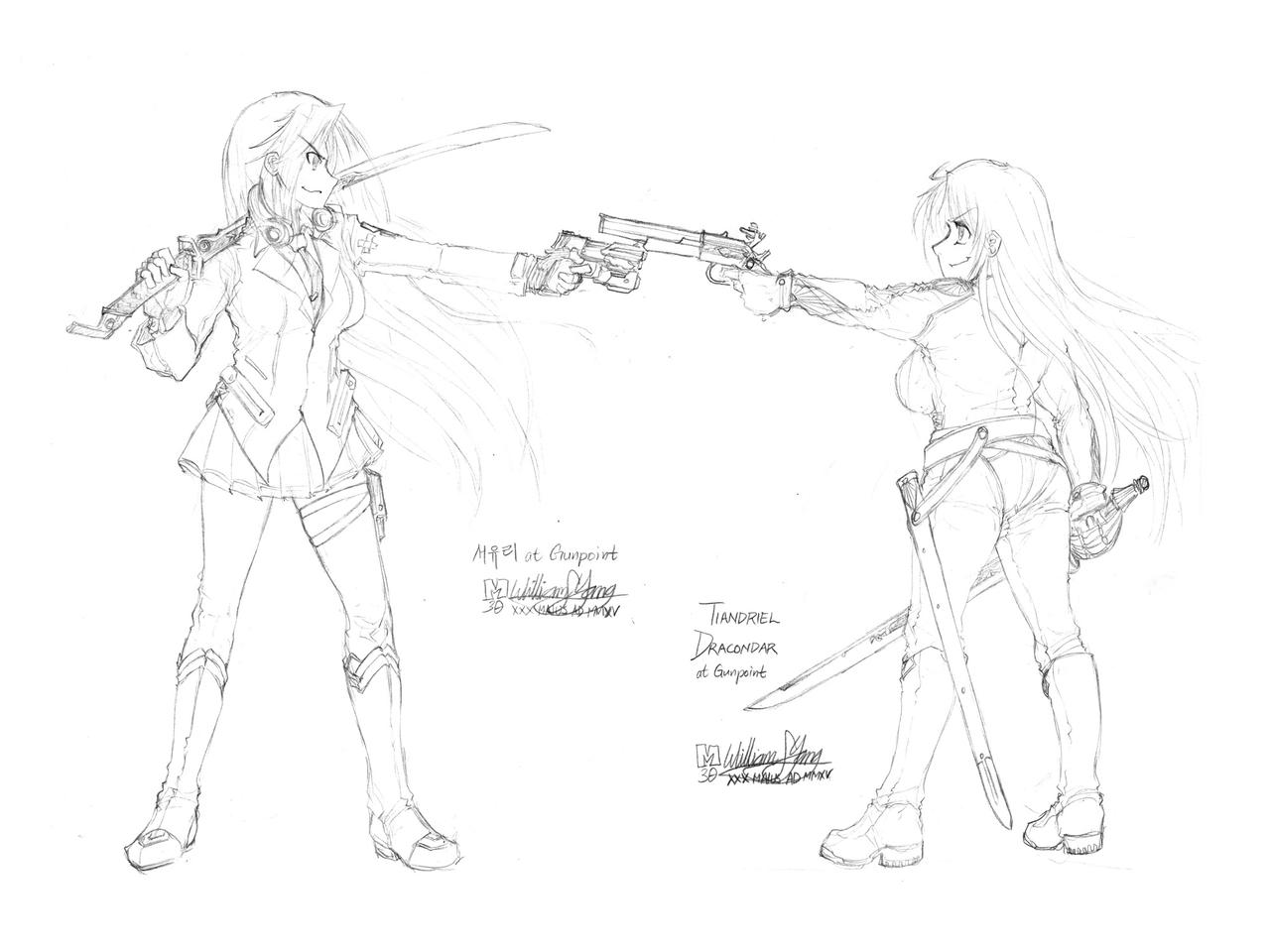 At Gunpoint: Tia and Seoyuri